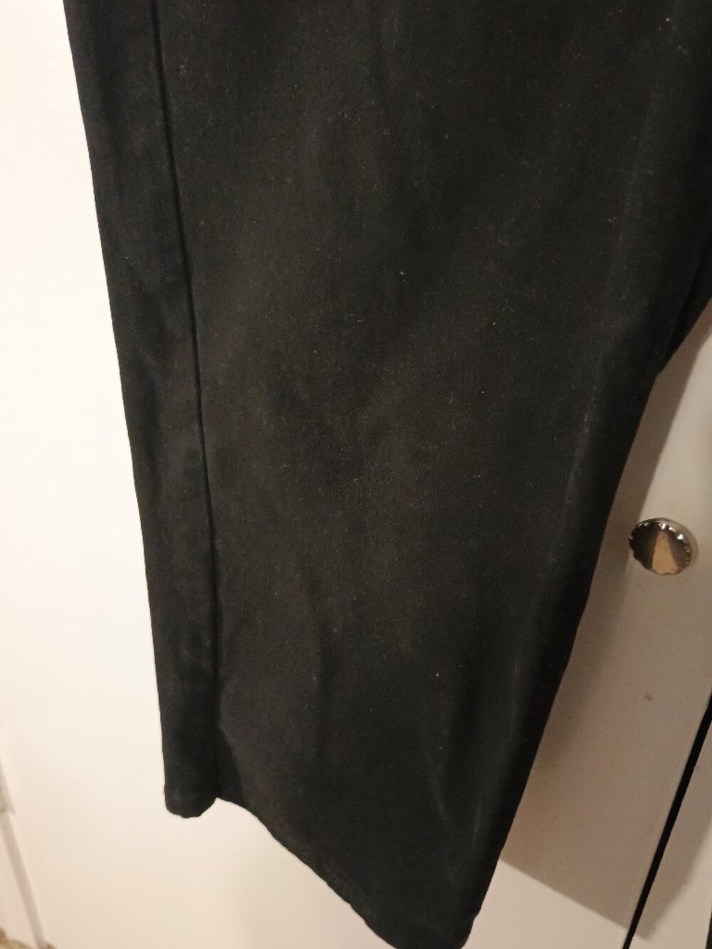JMS Just My Size Black Stretch Denim Capri Jeans 26W Short Plus Size Classic - Picture 5 of 7
